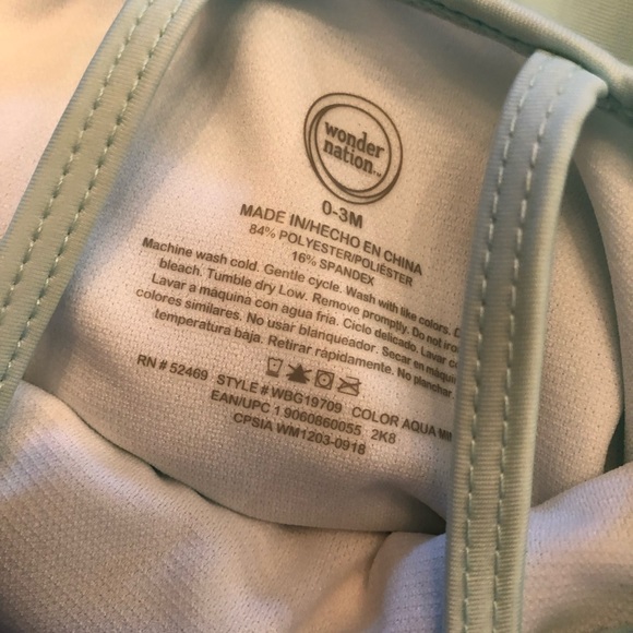 🦢 Swan Baby Swimsuit 🌸 - Picture 3 of 3